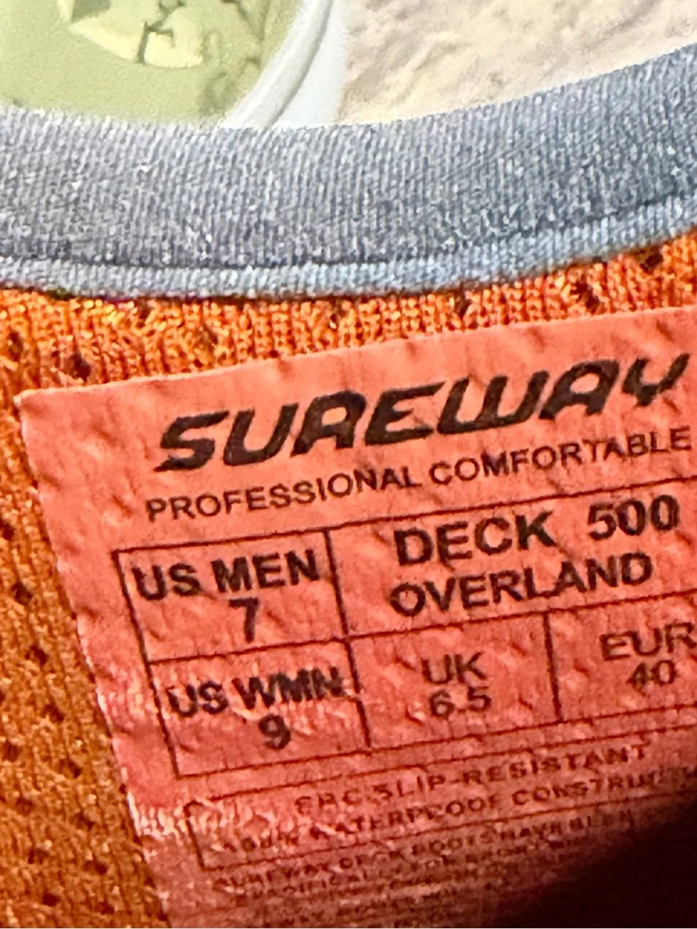 Sureway Deck 500 Overland Olive Green Camo Slip-On Rain Ankle Boots